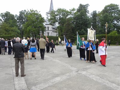 Procesja wiodła głównymi ulicami miasta. 